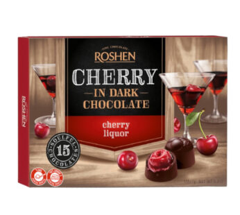 רושן ממתקי שוקולד מריר עם דובדבן בליקר 155 גרם