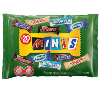 מיניס מיקס חטיפים 400 גרם