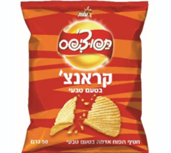 עלית תפוצ'יפס קראנצ' בטעם טבעי 50 גרם