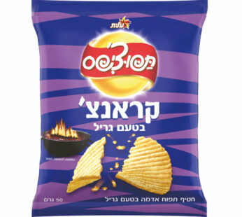עלית תפוצ'יפס קראנצ' בטעם גריל 50 גרם