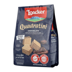 לואקר קואדרטיני קקאו ושוקולד 250 גרם