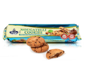 מרבה עוגיות שוקו צ’יפס ממולאות בקרם נוגט 175 גרם