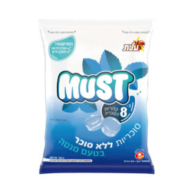 עלית מאסט סוכריות ללא סוכר בטעם מנטה 80 גרם