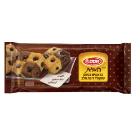 אסם עוגת הבית בראוניס בטעם שוקולד ריבת חלב 380 גרם