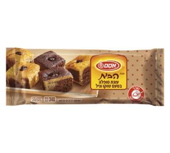 אסם עוגת הבית סופלה בטעם שוקו וניל 340 גרם