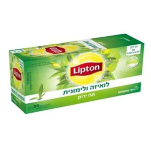 ליפטון תה ירוק לואיזה ולימונית 30 גרם