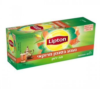 ליפטון תה ירוק נענע בסגנון מרוקאי 36 גרם