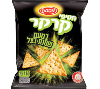 אסם חטיפי קרקר בטעם שמנת בצל 150 גרם