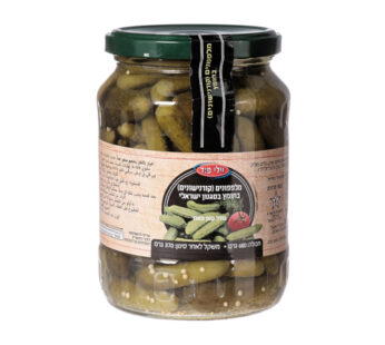 וילי פוד מלפפונים קורנישונים בחומץ 370 גרם