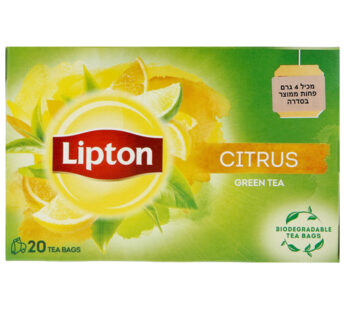 ליפטון תה ירוק סיטרוס 26 גרם