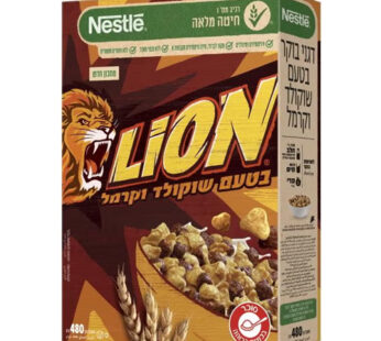 נסטלה ליון בטעם שוקולד וקרמל 480 גרם