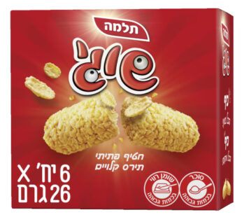 תלמה שוגי חטיף פתיתי תירס 156 גרם