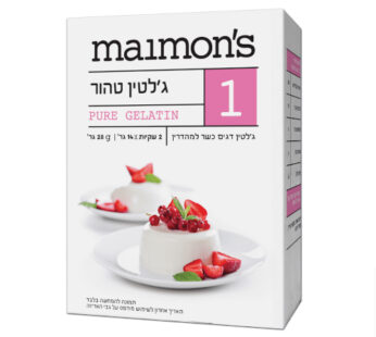 מימונס ג'לטין טהור 28 גרם