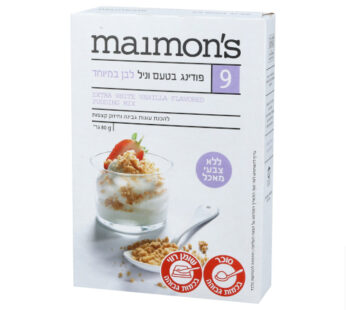 מימונס פודינג בטעם וניל 80 גרם