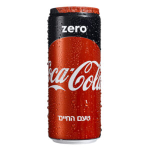 קוקה קולה זירו פחית סליק 330 מיל