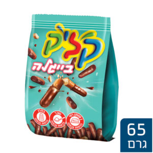 קליק בייגלה מקלות מצופים שוקולד לבן 65 גרם