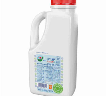 תנובה יוגורט תנובה 4% 1.5 ליטר